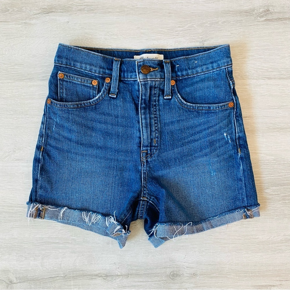 Madewell High Rise Denim Shorts Blue Sz 23